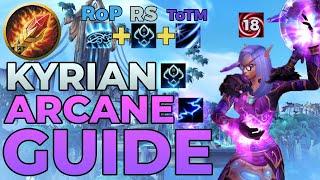 9.1.5 Kyrian Arcane Mage Guide | ST & AoE Rotation, Legendaries, Talents & More! | WoW: Shadowlands