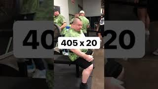 Powerlifter Jimmy Kolb Smashed A 405 lbs Raw Bench Press With Insane 20 Reps