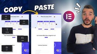 Elementor Copy Paste Entire Page!