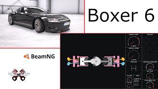 Boxer 6 | Beamng + Engine Simulator | AngeTheGreat