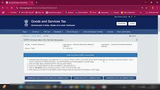 Download GSTR-1 & GSTR-3B Annually from GST portal l by Suman education hub