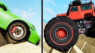 Large vs Little Wheels #26 - Beamng drive