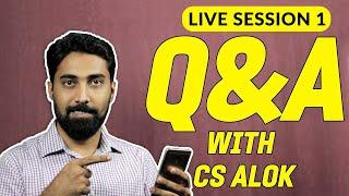 CS Course: LIVE Q&A with CS Alok