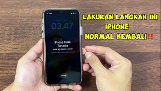 CARA MENGATASI IPHONE TIDAK TERSEDIA ‼️ LUPA KATA SANDI LAYAR ‼️