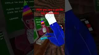 POV gorilla tag vr moderator joins a public lobby (skit) #gorillatag #gorillatagvr #shorts