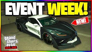 NEW COP CAR! Bonus Money, Discounts & More! (GTA Online Event Week)