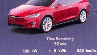 Tesla Model X 100D 180KW Ladeleistung !!