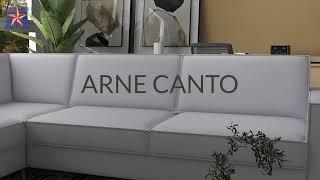 Sofá Arne Canto - Móveis Estrela