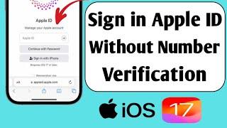 Sign in Apple id Without Number Verification || Sign in Apple ID without Two Factor verification
