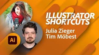 Clevere Shortcuts in Illustrator - mit Julia Zieger und Tim Möbest | Adobe Live