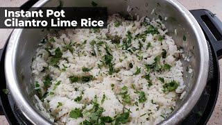 Instant Pot Perfect Fluffy Cilantro Lime Rice ~ Pressure Cooker ~ Amy Learns to Cook