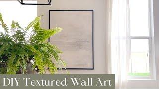 Large DIY Textured Wall Art