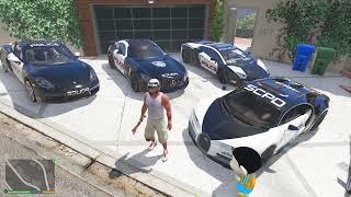 FRANKLIN Stealing Luxury Police Cars IN GTA5 ll RICHEST PERSON ll VarunOP