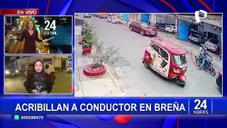 Breña: sicarios a bordo de una motocicleta asesinaron a conductor en la vía pública