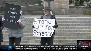 About 30 attend Stand Up For Science rally in Lincoln