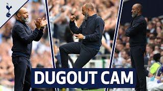 Unique view of Nuno's celebrations in DREAM start against Man City | DUGOUT CAM