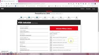 Tutorial Pendaftaran PPDB Online 2019 Jenjang SMK pada Jalur AKADEMIK