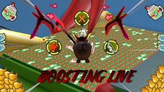 Boosting LIVE! In Bee Swarm Simulator