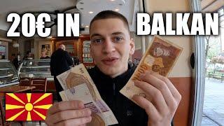 What does 20€ get you in Skopje, North Macedonia ?  Balkan Travel Day 3