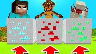 Minecraft PE : DO NOT CHOOSE THE WRONG ORE! (Herobrine, Lava Monster & SCP-096)