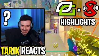 TARIK REACTS TO OpTic Gaming vs XSET - HIGHLIGHTS - VCT Masters Copenhagen | VALORANT