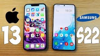 IPHONE 13 VS SAMSUNG GALAXY S22 - БИТВА ФЛАГМАНОВ! ПОЛНОЕ СРАВНЕНИЕ