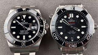 Rolex Submariner Date 126610LN vs. Omega Seamaster Diver 300M: The Ultimate Dive Watch Showdown