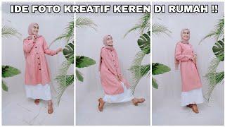 IDE FOTO KREATIF | TIPS MEMOTRET ALA STUDIO DI RUMAH AJA !!