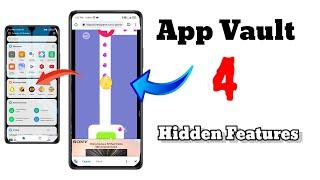 App Vault 4 important features | Redmi mobile app vault hidden settings