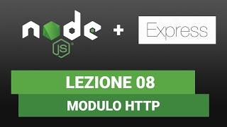 Node JS Tutorial Italiano 08 - Modulo HTTP