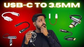 USB-C to 3.5mm Adapters | For Samsung, Apple, OnePlus & More