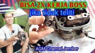 2X KERJA ‼️Jika kurang teliti saat service motor