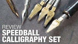 Review: Speedball 6-Nib Calligraphy Lettering Set