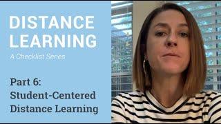 4 Tips for Distance Learning or Remote Teaching | Distance Learning Checklists | Part 6/6