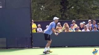 Mike Bryan Slow Motion Volleys, Forehand & Backhand 240FPS 1080p