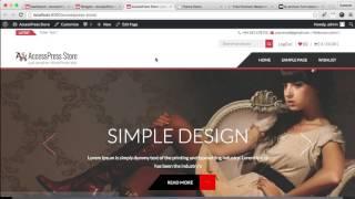 AccessPress Store - How to Configure Icon Text Block and Footer Area | WordPress Tutorial