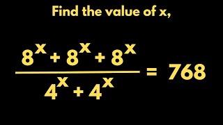 Solving Exponential Equation Maths Olympiad