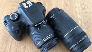 Canon EOS 4000D camera with 75-300 lens - WIFI - 18mp