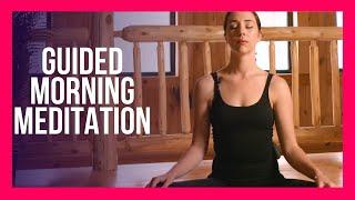 5 min Guided Morning Meditation with Positive Affirmations - Yoga with KAssandra