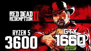 Red Dead Redemption 2 on Ryzen 5 3600 + GTX 1660 SUPER 1080p, 1440p benchmarks!