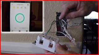 Como instalar un Interruptor Inteligente  (App para celular y comando de voz)  /  WIFI Smart Switch