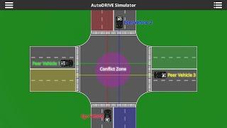 Intersection Traversal using V2V Communication and Deep Reinforcement Learning | AutoDRIVE