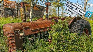 Finding abandoned Farm full of Rusty tractors and harvesters | Farming Simulator 22