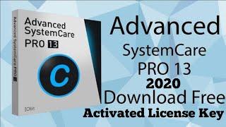 Advanced SystemCare Pro 13 key 2020