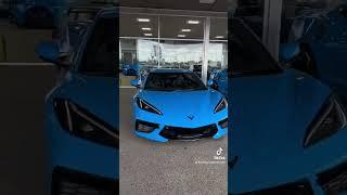 Rapid blue looks unreal on both the camero ans the corvette #camero #corvette #chevrolet #chevy #car