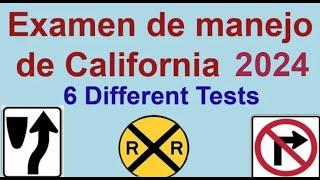 Examen de manejo de California 2024- EXAMEN DE MANEJO ESCRITO EN ESPAÑOL 2024/DMV