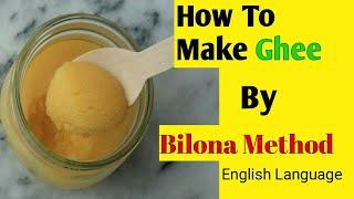 How to make Ghee By Bilona Method In English ||  Bilona Cow Ghee || Nyutam