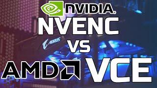 NVENC vs VCE - AMD vs NVIDIA - Streaming  - TechteamGB