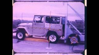 Toyota Land Cruiser | 1982 | Rear Crash Test | NHTSA | CrashNet1