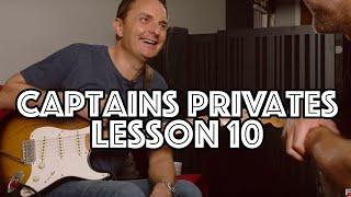 Captain's Privates #10: Legato Patterns, Blues Chord Extensions. Lee Anderton Guitar Lesson Tutorial